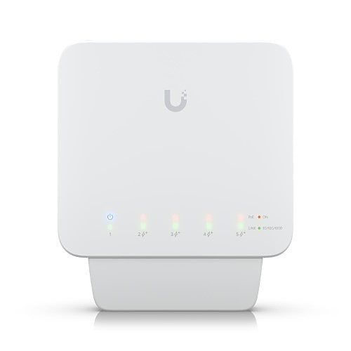 Ubiquiti USW-FLEX 5-Port Flex Layer 2 PoE Switch for Outdoors, White