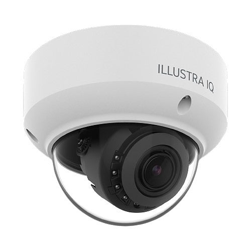 American Dynamics IFS08-D13-OIB4 Flex Gen4 8mp Outdoor Mini Dome Camera, 3.6-11mm Varifocal Lens, IP66, IK10, White