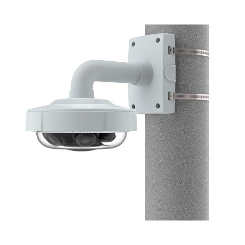 AXIS T91B57 Indoor/Outdoor Impact Resistant Pole Mount for T91 Mounts and T98A Cabinets, White