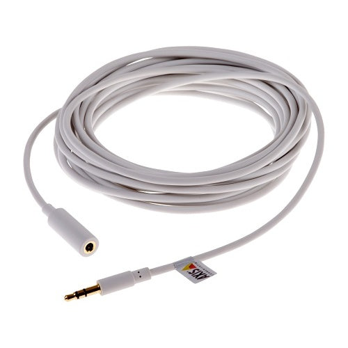 AXIS T8351 Mk II Discreet and Compact Analog Microphone, 3.5mm, White
