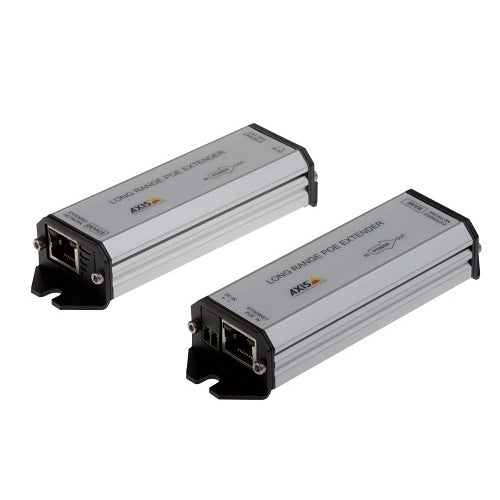 AXIS 01857-001 Long-Range PoE Extender Kit, Extends Ethernet and PoE, Connections up to 3,280'
