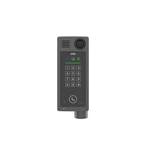AXIS A8207-VE Mk II 6MP IP Network Video Door Station with Integrated RFID Reader and Keyboard