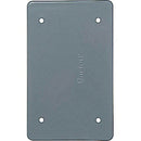 ABB E980CN-CAR Carlon 1-Gang Weatherproof Blank Cover, Gray