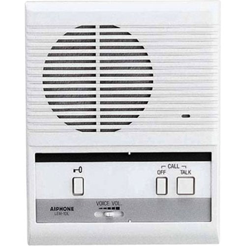 Aiphone LEM-1DLC LEF Series 1-Call Master Station with Door Release, for Dual Master System