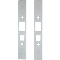 Adams Rite 4300-30-1RP 4300 Steel Hawk Electrified Deadlatch RITE Pack Kit, 1-1/8" Backset for Surface Mount Strike, Includes (4) Faceplates, Clear and Dark Bronze Anodized