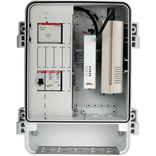 AXIS T98A19-VE Media Converter Cabinet for P54 Series, 120VAC