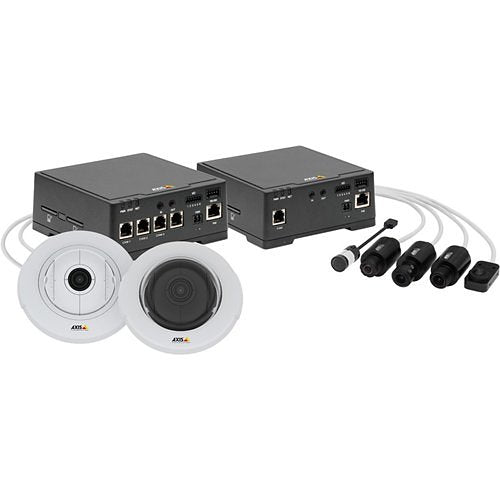 AXIS F44 Series 1080p/720p HDTV WDR Dual Audio Input Main Unit, Black