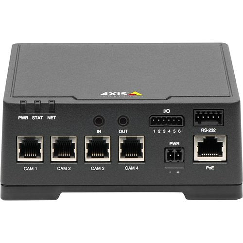 AXIS F44 Series 1080p/720p HDTV WDR Dual Audio Input Main Unit, Black