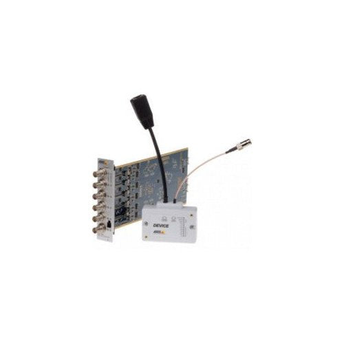 AXIS T8648 T864 Series PoE+ Over Coax Blade Compact Multi-Channel Migration to IP Kit, Includes (1)T8646 PoE+ over Coax Blade (6) T8643 PoE+ over Coax Compact Devices