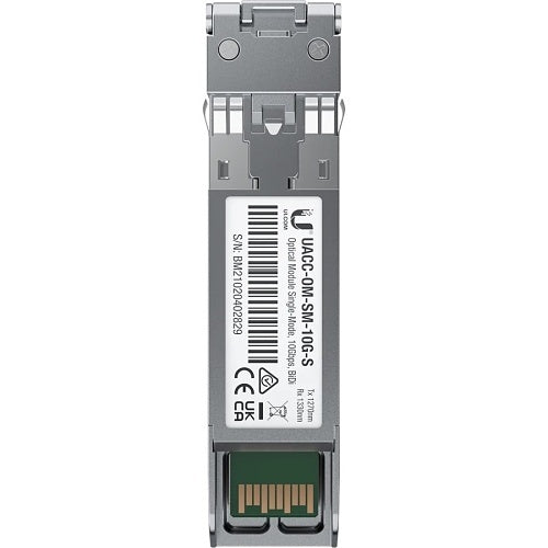 Ubiquiti UACC-OM-SM-10G-S-2 10 Gbps Bidirectional Single-Mode Optical Module, Up to 10km, 2-Pack