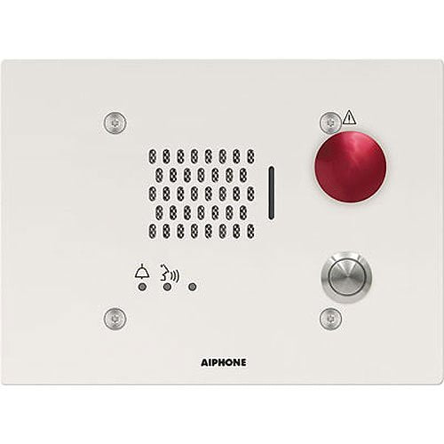 Aiphone IP IX-NVP2 Audio 3-Gang Door Station, SIP Compatible, Dual Buttons