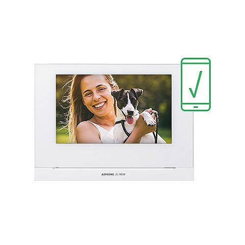 Aiphone JOS-1VW JO Series Mobile-Ready Box Set with Surface-Mount Door Station 7" Video Set