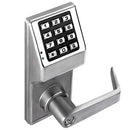 Alarm Lock DL2700WP US26D Weatherproof Keypad Programmable Push Button Lock 100 Combination, Satin Chrome