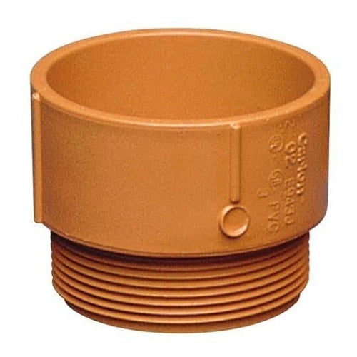 ABB SCE943G 1-1/4" Resi-Gard Non-Metallic Male Terminal Adapter, Orange