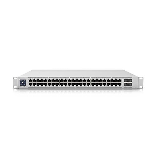 Ubiquiti USW-ENTERPRISE-48-POE 48-Port 2.5 Gbps PoE+ Layer 3 Managed Network Switch