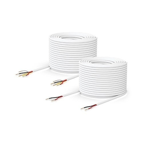 Ubiquiti UACC-CABLE-DOORLOCKRELAY-1P 1-Pair UniFi Access Relay Cable, 500', White