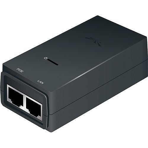 Ubiquiti POE-24-12W-G 24V PoE Adapter, Mid-Power, Black