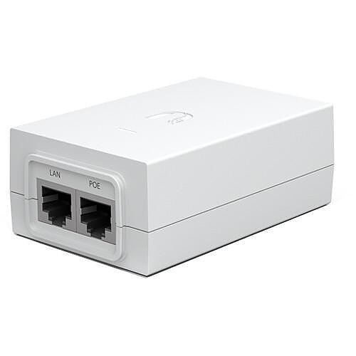 Ubiquiti POE-24-30W-G-WH PoE Injector, 24V DC, 30W, Gbit, White