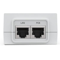 Ubiquiti POE-24-30W-G-WH PoE Injector, 24V DC, 30W, Gbit, White