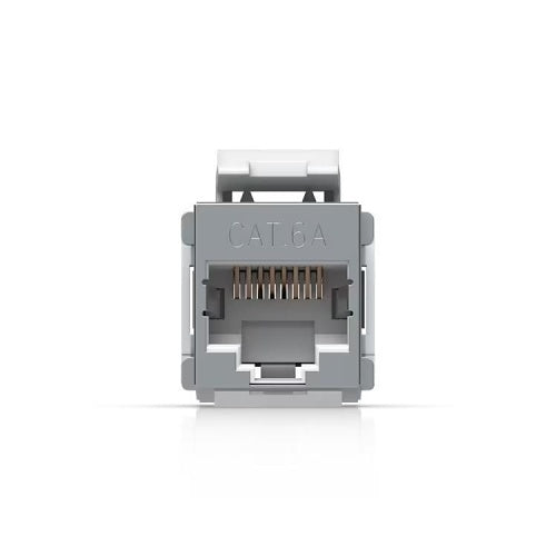 Ubiquiti UACC-KEYSTONE-COUPLER-C6A CAT6a Keystone Coupler, 12-Piece, Stainless Steel