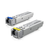 Ubiquiti UACC-OM-SM-1G-S-2 Bidirectional Single-Mode Optical Fiber Transceiver Module, 1 Gbps, 2-Pack