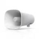 Ubiquiti UP-AI-Horn-Speaker-W All-Weather PoE 120 dB Horn Speaker with Advanced AI Alert Functionality