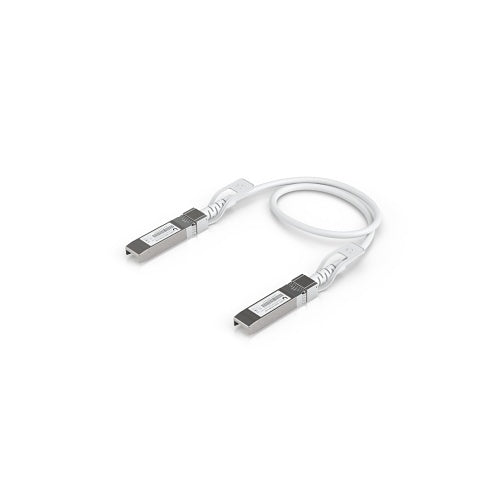 Ubiquiti UACC-Uplink-SFP28-3M Direct Attach Uplink Cable, SFP28 to SFP28, 3 m (9.8'), PVC Jacket, White
