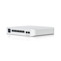 Ubiquiti USW-PRO-8-POE 8-Port Pro 8 PoE Layer 3 Switch with PoE+ and PoE++ Output, White