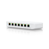 Ubiquiti USW-ULTRA-60W 8-Port Ultra Layer 2 GbE PoE Switch, 52W PoE Availability, White