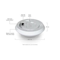 Ubiquiti UVC-AI-360-W Indoor / Outdoor 2K PoE Camera with Pan-Tilt-Zoom Functionality, White