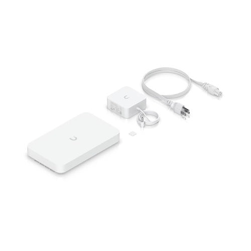 Ubiquiti UXG-FIBER Gateway Fiber 10G Desktop Gateway with Integrated 4-Port 2.5 GbE Switch, 30W