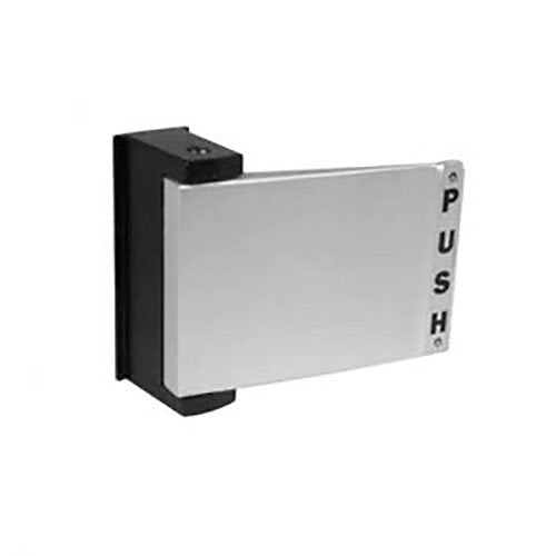 Adams Rite 4590-02-02-628 4590 Deadlatch Paddle for 4300, 4500, 4900 Series, Push to Left, 2-1/4" to 2-1/2", Clear Anodized