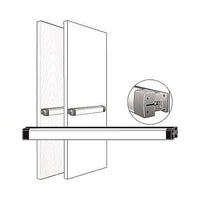 Adams Rite 8736-01-01-628 8736 Rim Cylinder, Clear Anodized