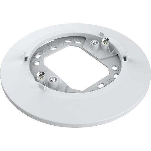 AXIS T94C01M J-Box/Gang Box Plate for M42 Cameras, Flexible Mounting, White