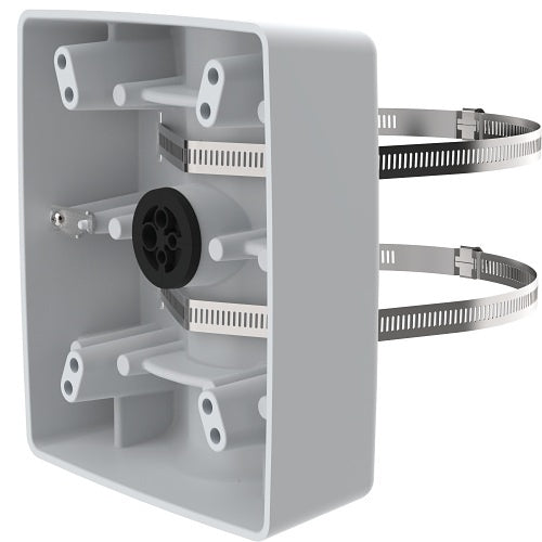 AXIS T91B57 Indoor/Outdoor Impact Resistant Pole Mount for T91 Mounts and T98A Cabinets, White