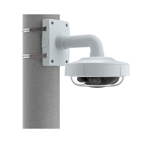 AXIS T91B57 Indoor/Outdoor Impact Resistant Pole Mount for T91 Mounts and T98A Cabinets, White