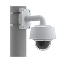 AXIS T91B67 Indoor/Outdoor Pole Mount for Fixed Dome and Panoramic, 1.5" NPS Threading, White