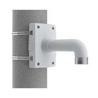 AXIS T91B67 Indoor/Outdoor Pole Mount for Fixed Dome and Panoramic, 1.5" NPS Threading, White