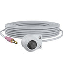 AXIS T8351 Mk II Discreet and Compact Analog Microphone, 3.5mm, White
