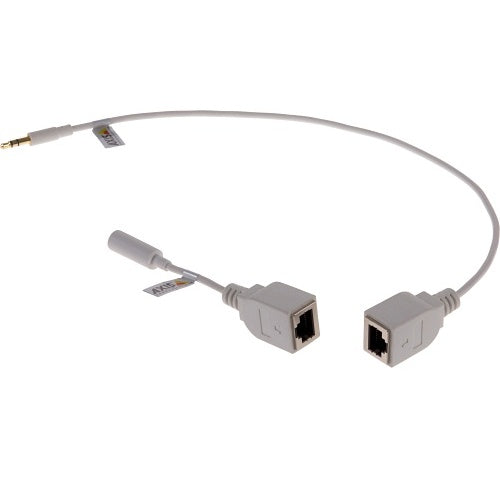 AXIS T8355 Digital Discreet and Compact Microphone, 3.5mm, White