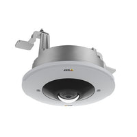 AXIS M3077-PLVE M39 Series 6MP Outdoor Vandal Resistant 360° Panoramic Fixed Dome IR WDR IP Camera, 1.56mm Lens, White