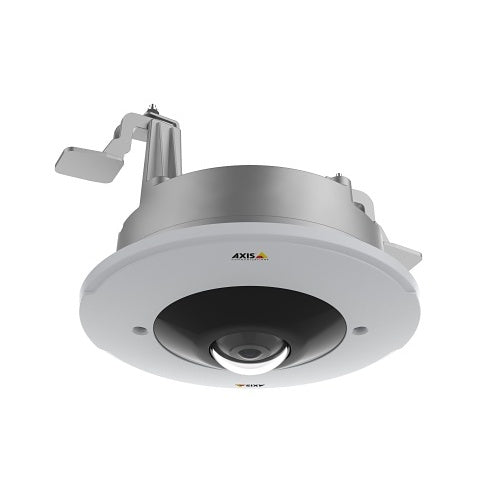 AXIS M3077-PLVE M39 Series 6MP Outdoor Vandal Resistant 360° Panoramic Fixed Dome IR WDR IP Camera, 1.56mm Lens, White