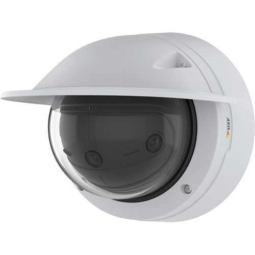 AXIS P3818-PVE P38 Series 13MP Outdoor Vandal Resistant 180° Panoramic Fixed Dome IP Camera, 3.2mm Fixed Lens, White