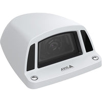 AXIS P3925-LRE P39 Series 2MP WDR Onboard IP Camera for Exterior Monitoring, 6mm Lens, White