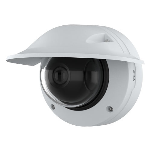 AXIS Q3626-VE Q36 Series 4MP Dome Camera with Remote Adjustment, 4.3-8.6 mm Varifocal Lens, IP66, IP6K9K, White