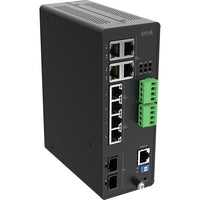 AXIS D8208-R 8-Port Managed Industrial PoE++ Switch, 480W Power Budget