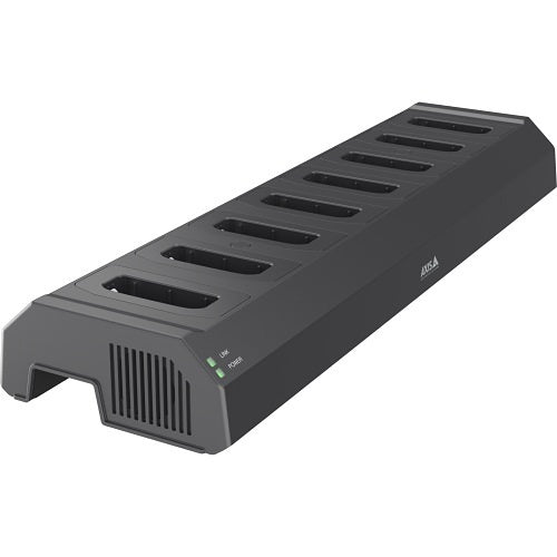 AXIS W703 8-Bay Docking Station for Body Worn Cameras
