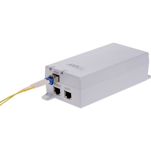 AXIS T8154 SFP Midspan, Plug-and-Play Media Converter, 60W