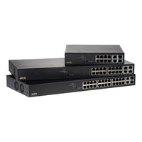 AXIS T8516 T85 Series 16-Port PoE+ Network Switch, Black