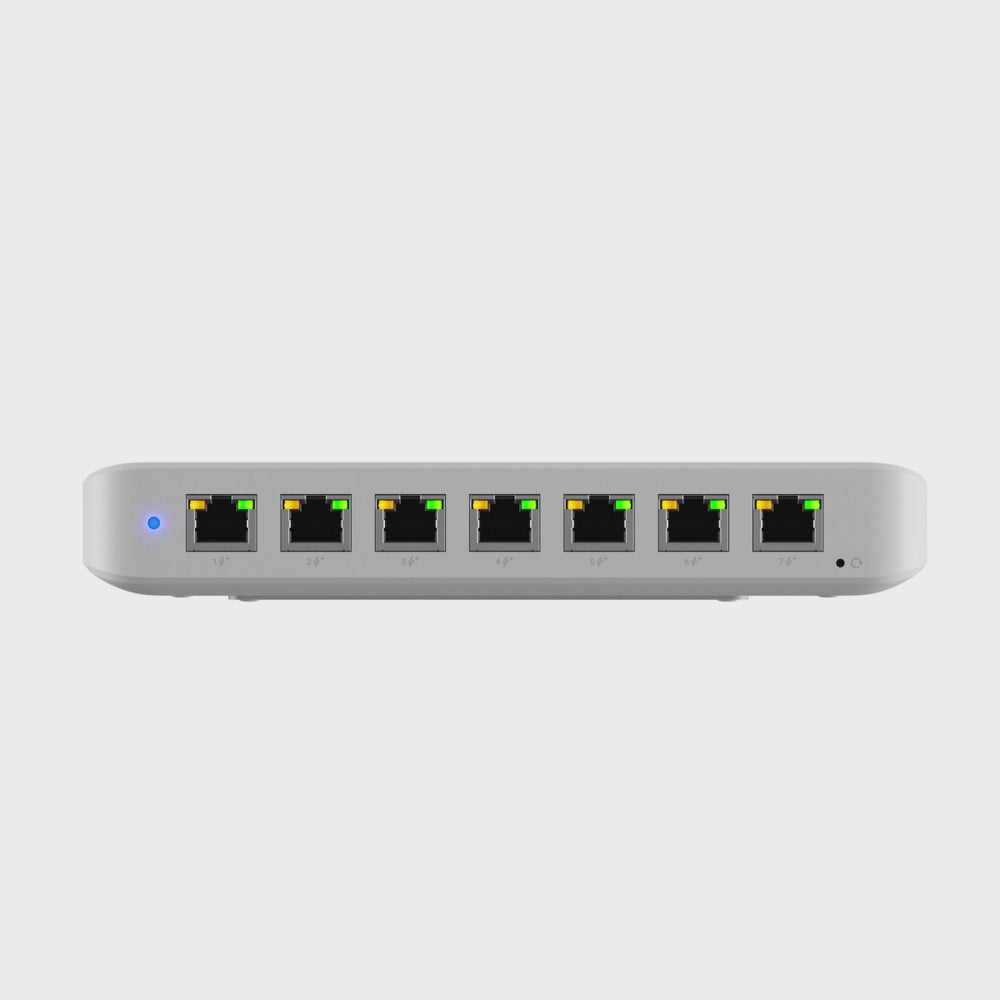Ubiquiti USW-ULTRA 8-Port Ultra Layer 2 GbE PoE Switch, White